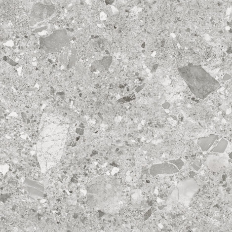 Керамогранит матовый терраццо карвинг ALMA ceramica Холли 60×60